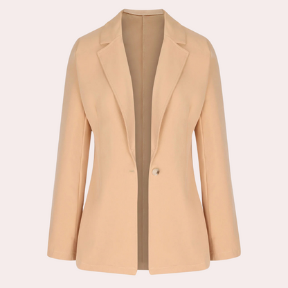 JO | Minimalist plain blazer for women