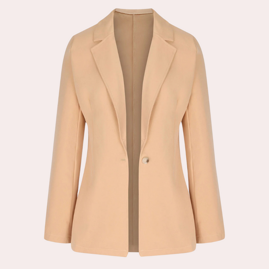 JO | Minimalist plain blazer for women