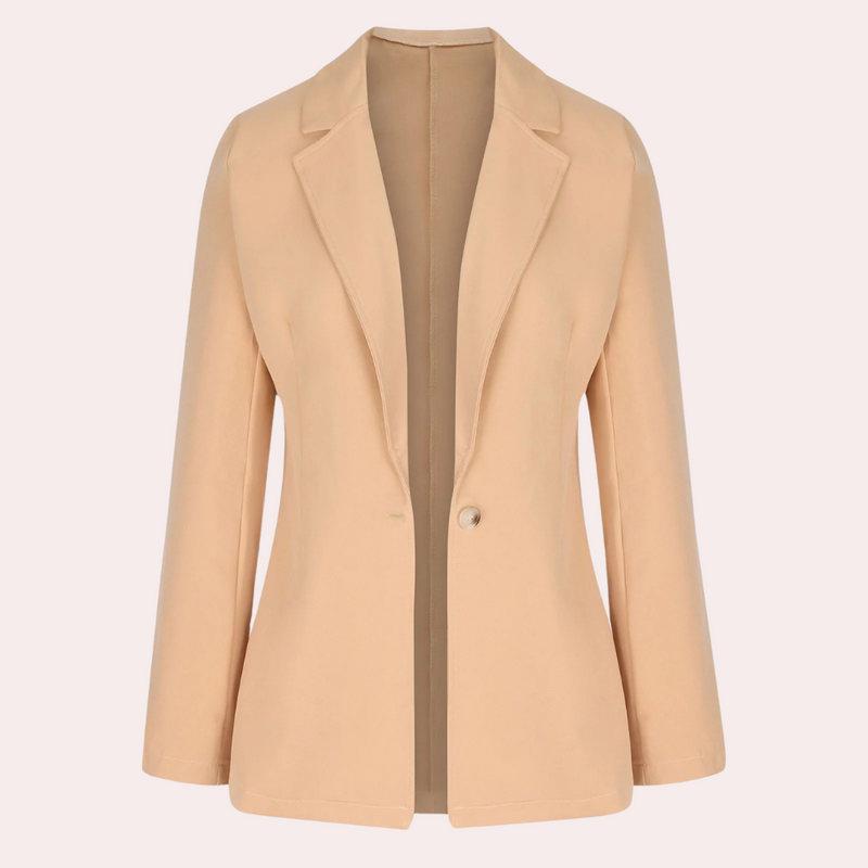JO | Minimalist plain blazer for women
