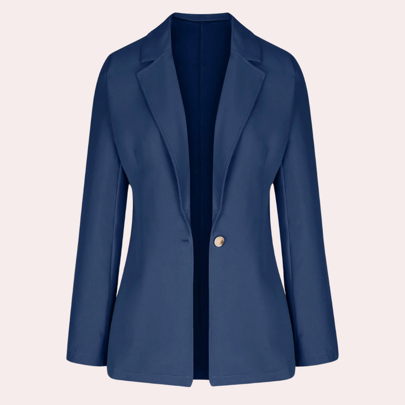 JO | Minimalist plain blazer for women