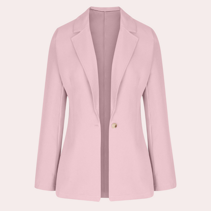 JO | Minimalist plain blazer for women