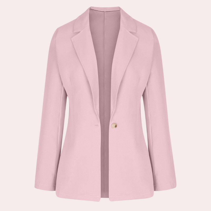 JO | Minimalist plain blazer for women