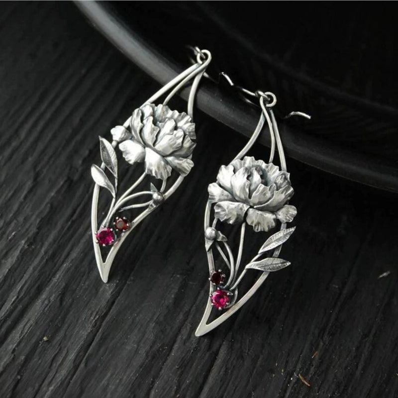Delicate Artisan Silver Earring
