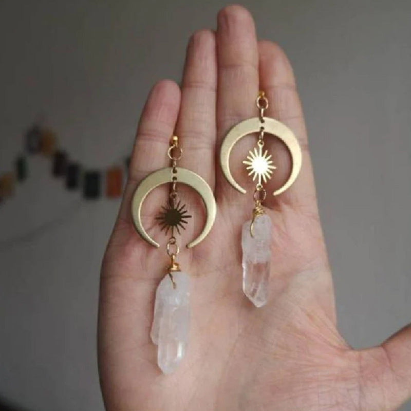 Delicate Artisan Gold Earring