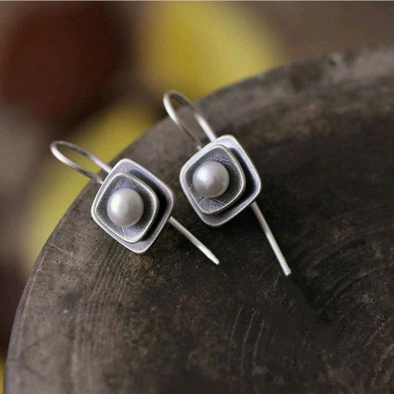 Classic Silver Earring with Timeless Appeal