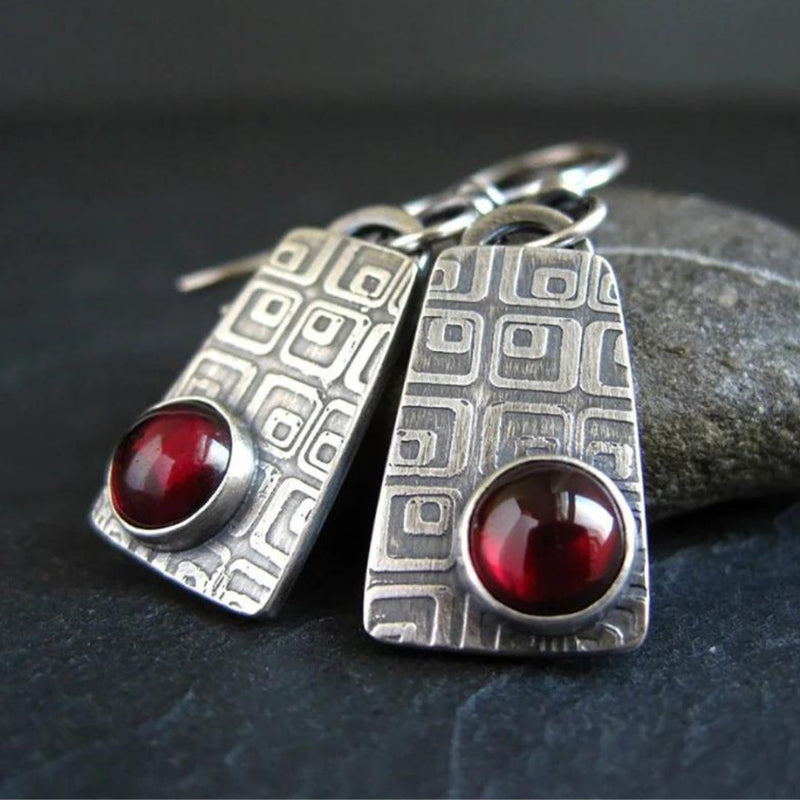 Vintage Handmade Silver Earring