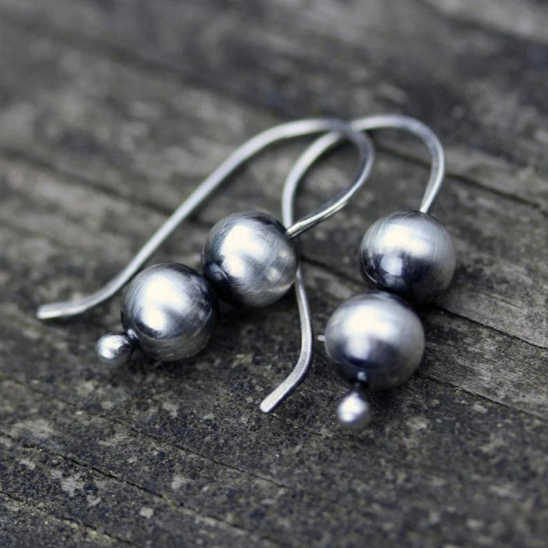 Vintage Handmade Silver Earring
