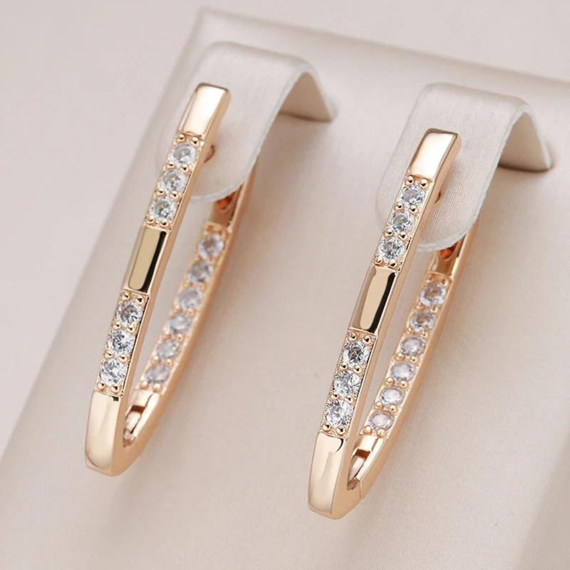 Vintage Handmade Gold Earring