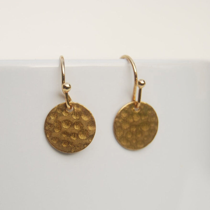 Vintage Handmade Gold Earring
