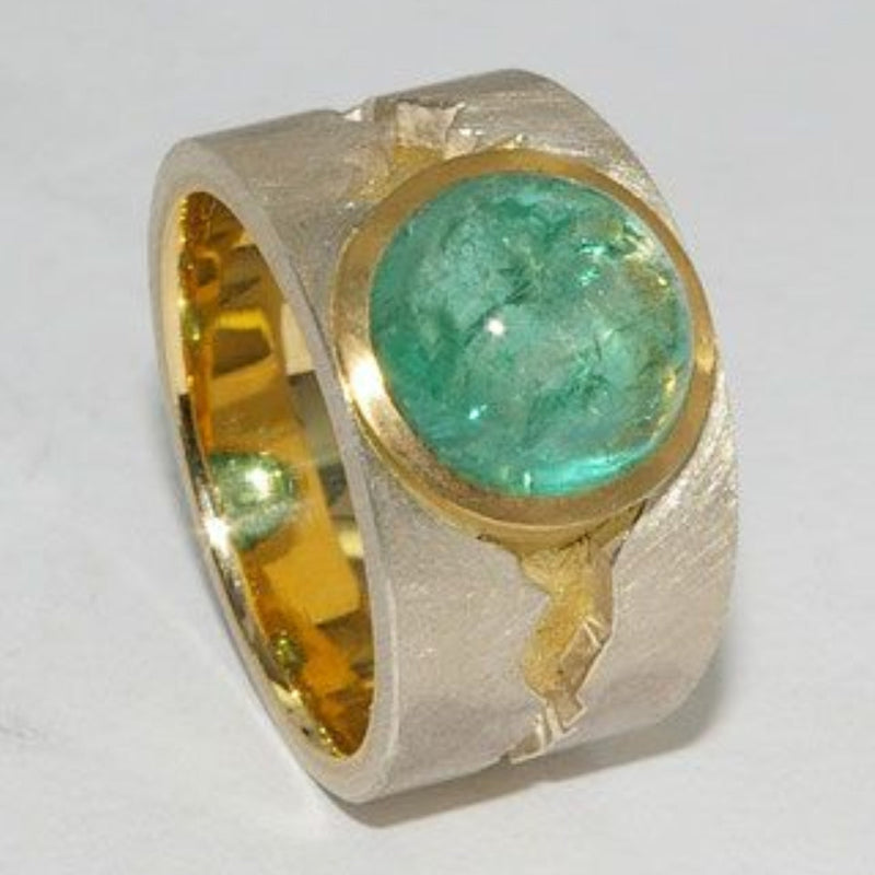 Delicate Artisan Gold Ring