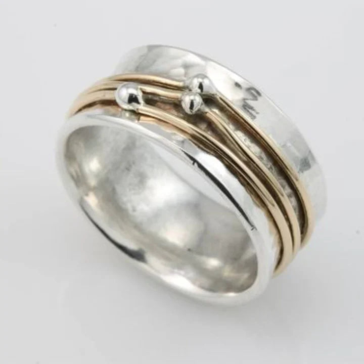 Delicate Artisan Gold Ring