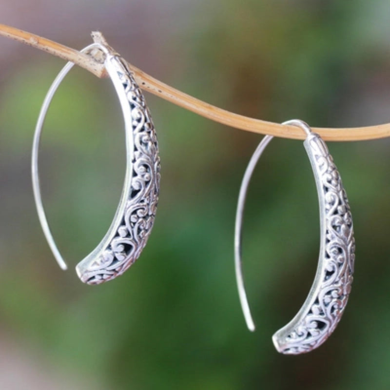 Classic Silver Earring with Timeless Appeal