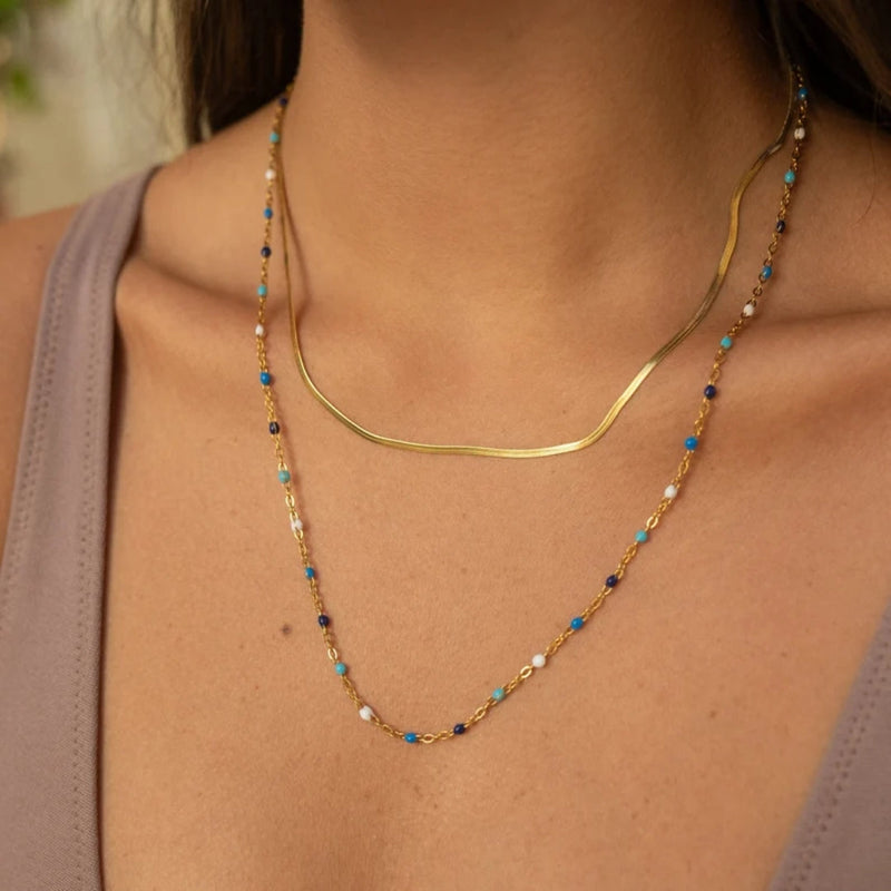 Beautiful Gold Necklace with Unique Style