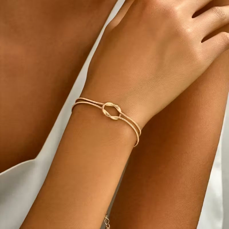 Delicate Artisan Gold Bracelet