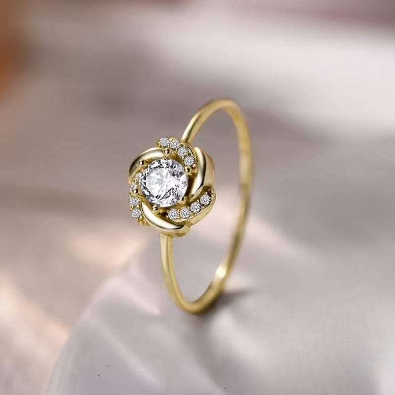 Romantic Gold Ring for Special Moments