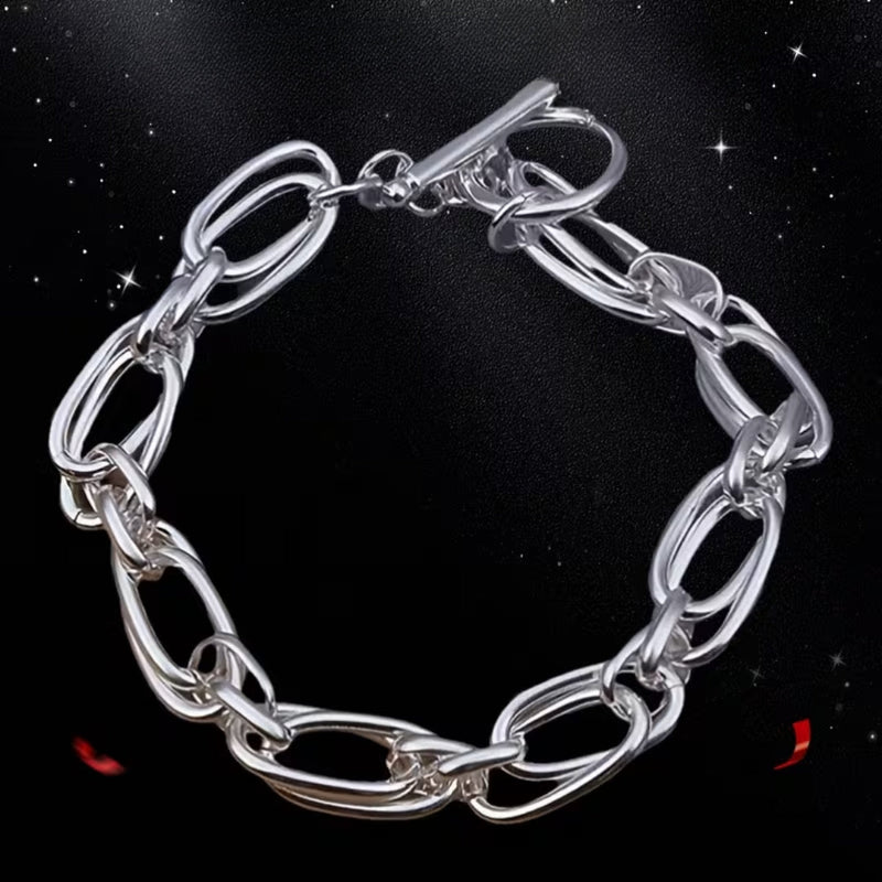Classic Silver Bracelet with Timeless Appeal