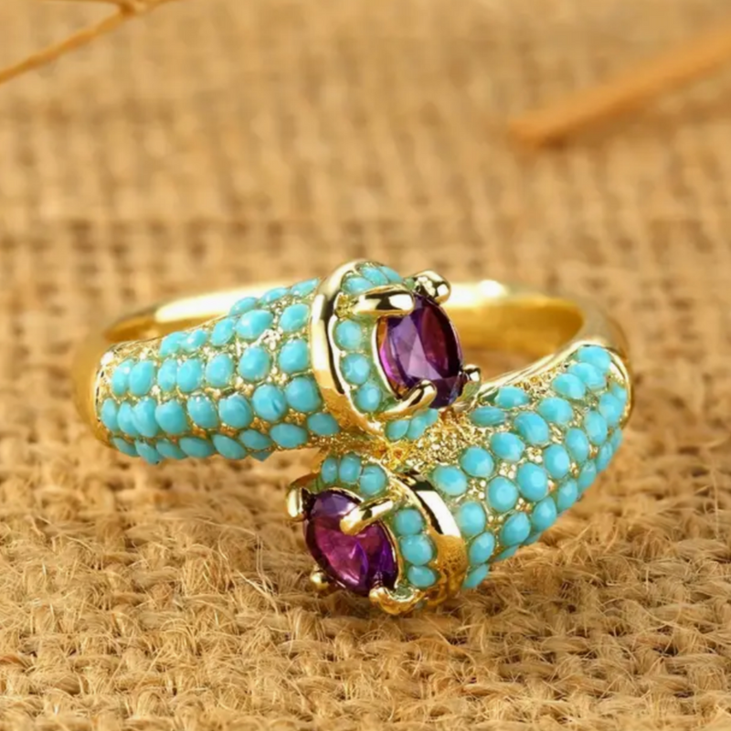Delicate Artisan Gold Ring