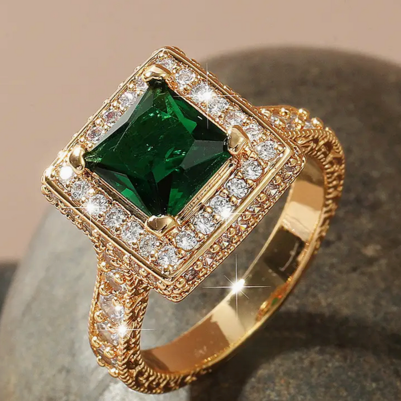 Delicate Artisan Gold Ring