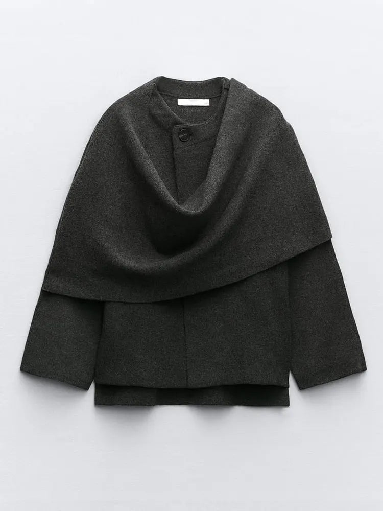 JO | Elegant scarf coat
