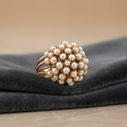 Romantic Pearl Ring for Special Moments