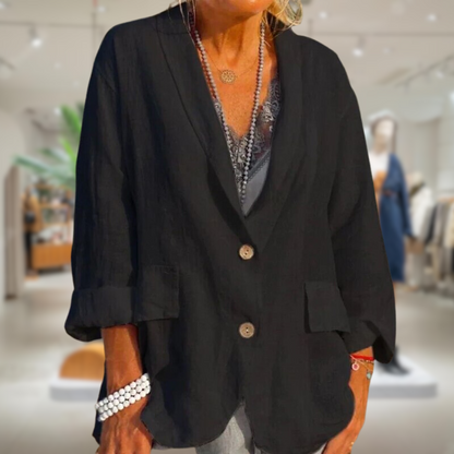 JO | Stylish blazer with buttons for women