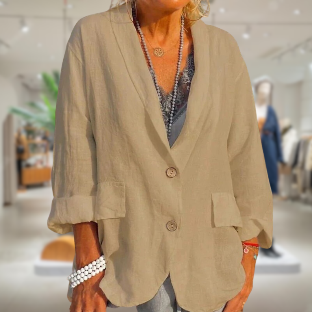 JO | Stylish blazer with buttons for women