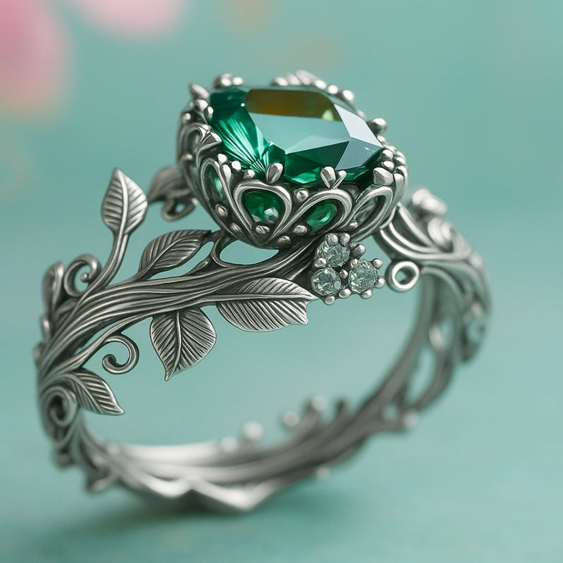 Delicate Artisan Silver Ring