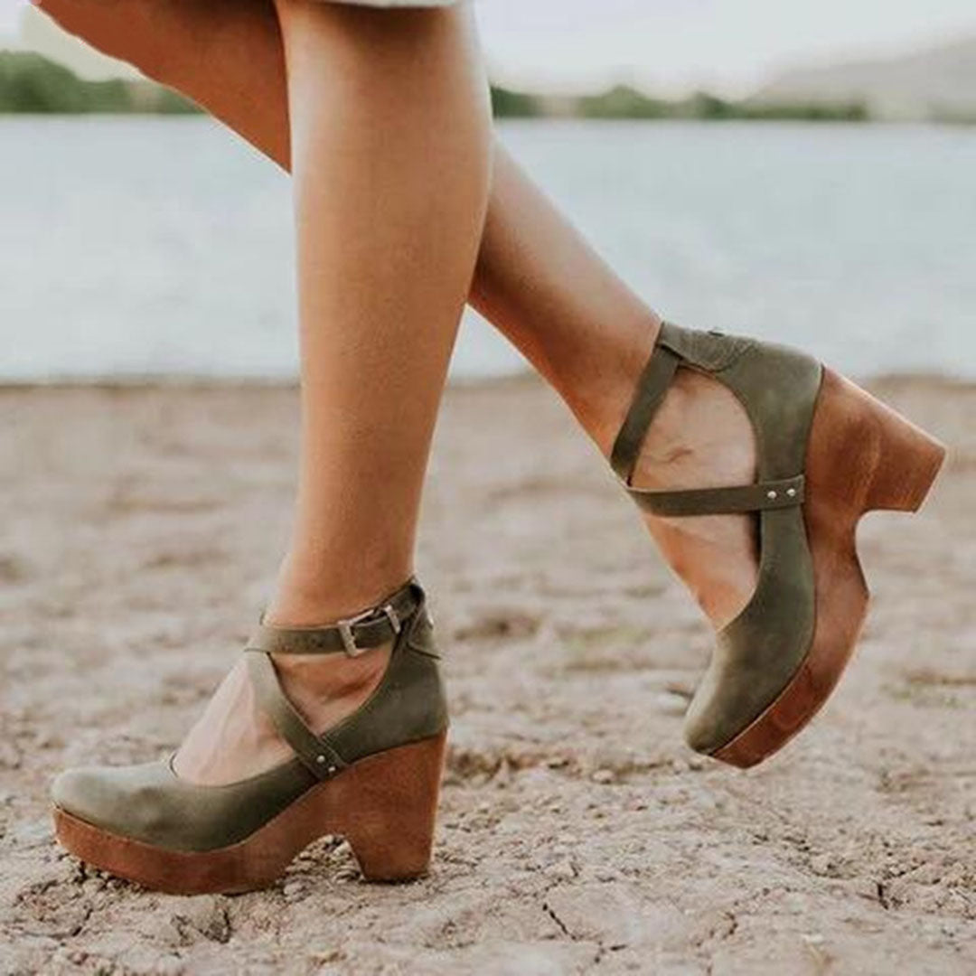 KS | Clunky wedge shoes