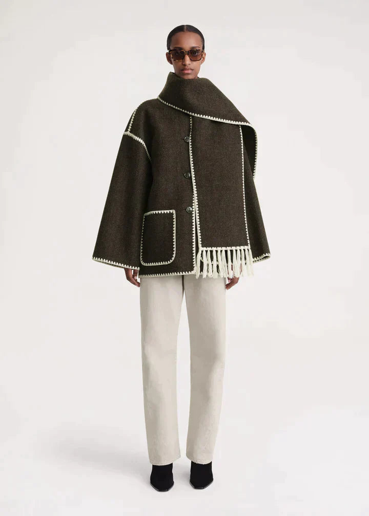 JO | Luxury jacket with scarf