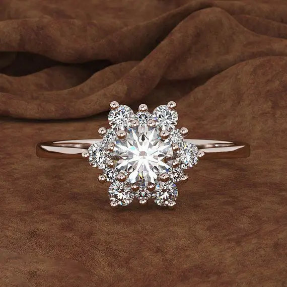 Delicate Artisan Gold Ring