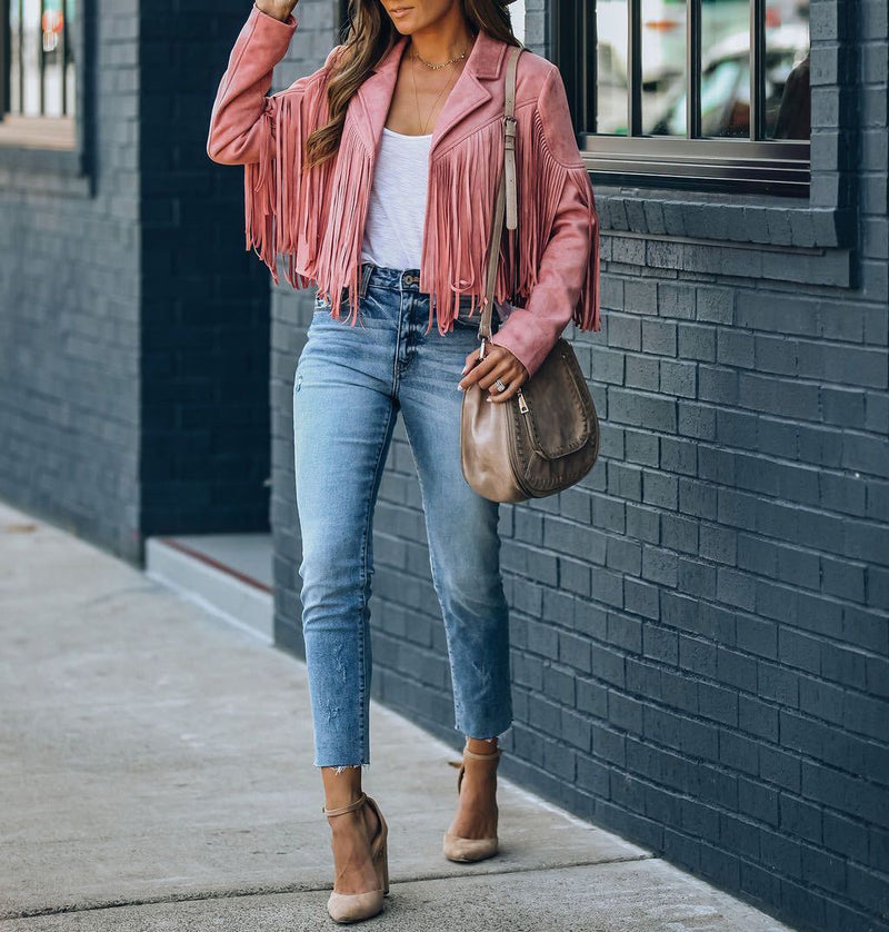 JO | Retro-chic jacket with fringes