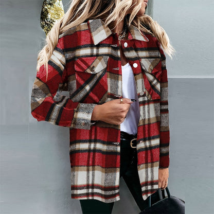 JO | Checked transition jacket for fall