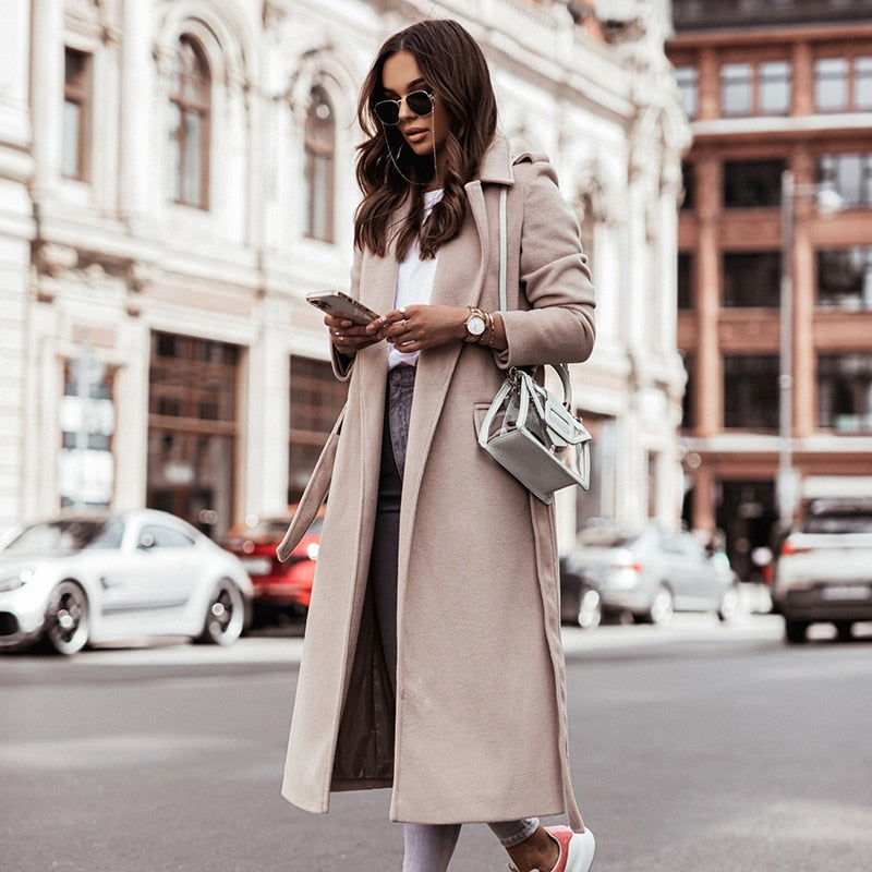 JO | RenskesJacket I Long wool jacket for women