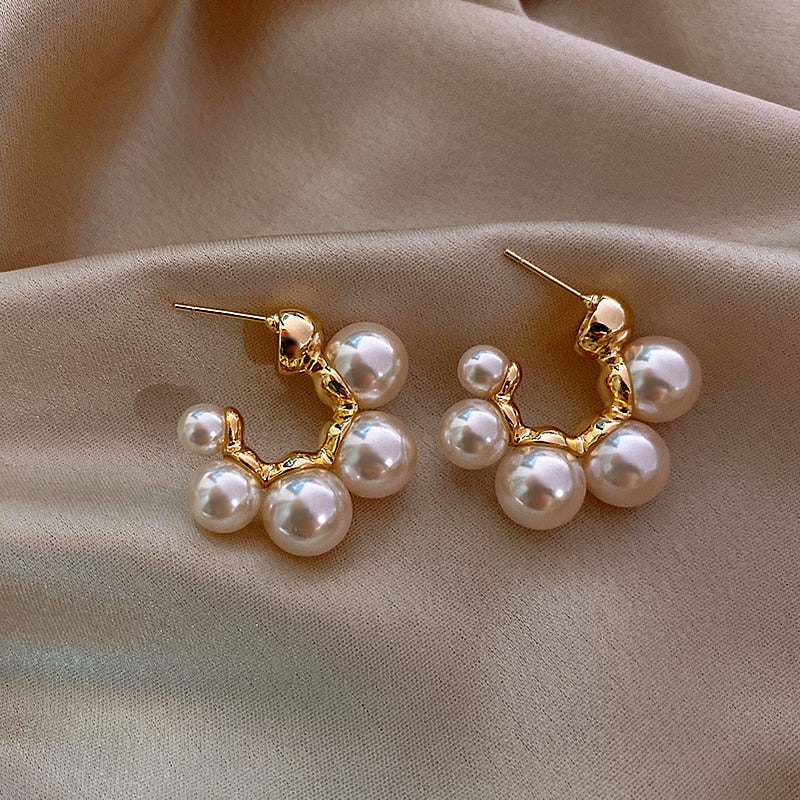 Delicate Artisan Pearl Earring