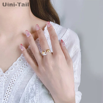Delicate Artisan Silver Ring