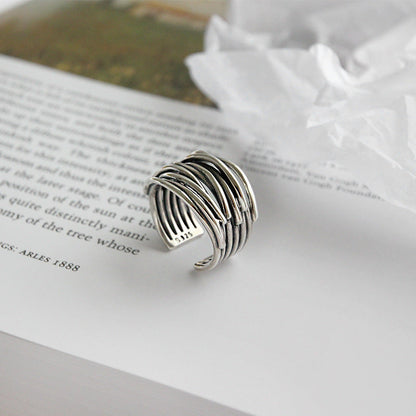 Delicate Artisan Silver Ring