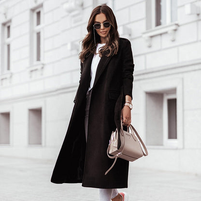 JO | RenskesJacket I Long wool jacket for women