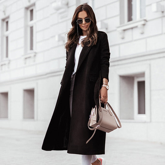 JO | RenskesJacket I Long wool jacket for women