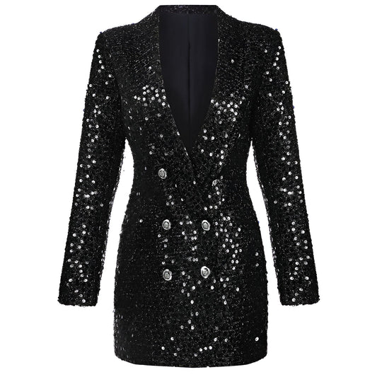 JO | Shine in a glamorous blazer dress