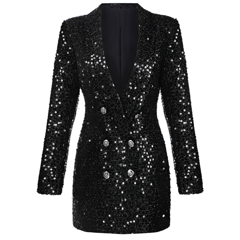 JO | Shine in a glamorous blazer dress