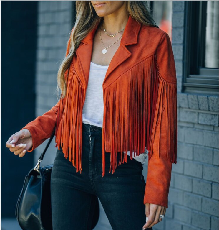 JO | Retro-chic jacket with fringes