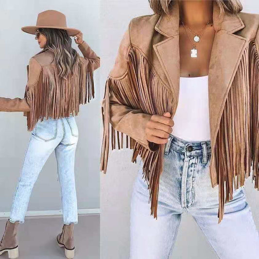 JO | Retro-chic jacket with fringes