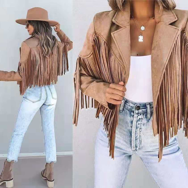 JO | Retro-chic jacket with fringes