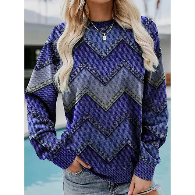 JO | Print Pullover Sweatshirt