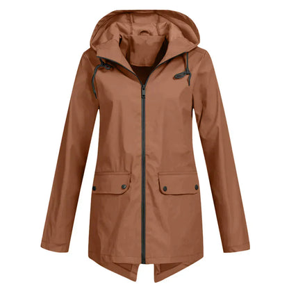JO | Waterproof jacket with zipper for women