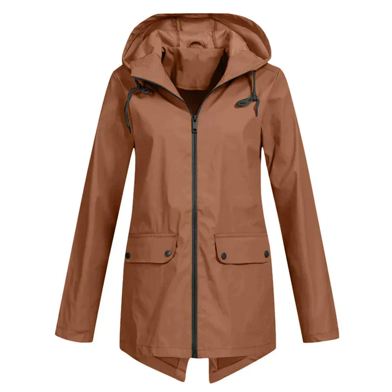 JO | Waterproof jacket with zipper for women