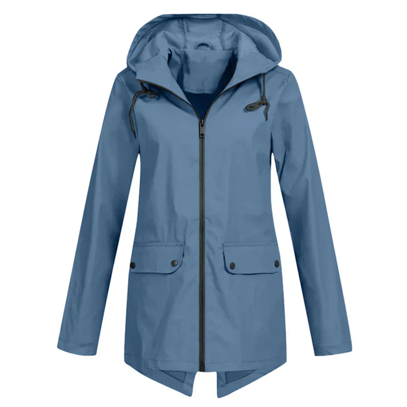JO | Waterproof jacket with zipper for women