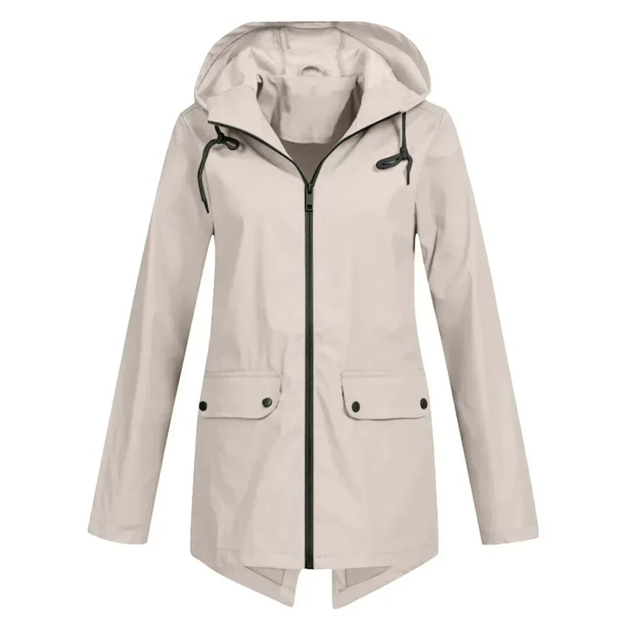 JO | Waterproof jacket with zipper for women