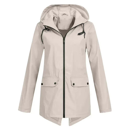 JO | Waterproof jacket with zipper for women