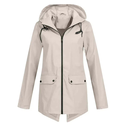 JO | Waterproof jacket with zipper for women
